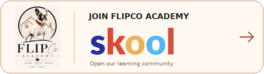 Join FlipCo Academy on Skool — open our learning community